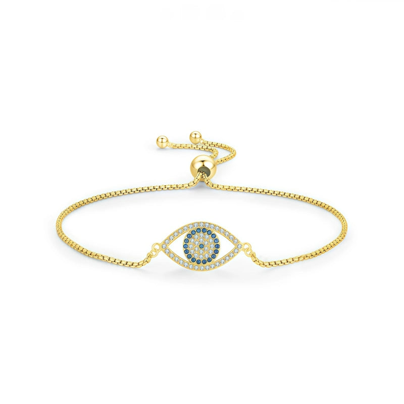 Luck Turning Evil Eye Bolo Bracelet