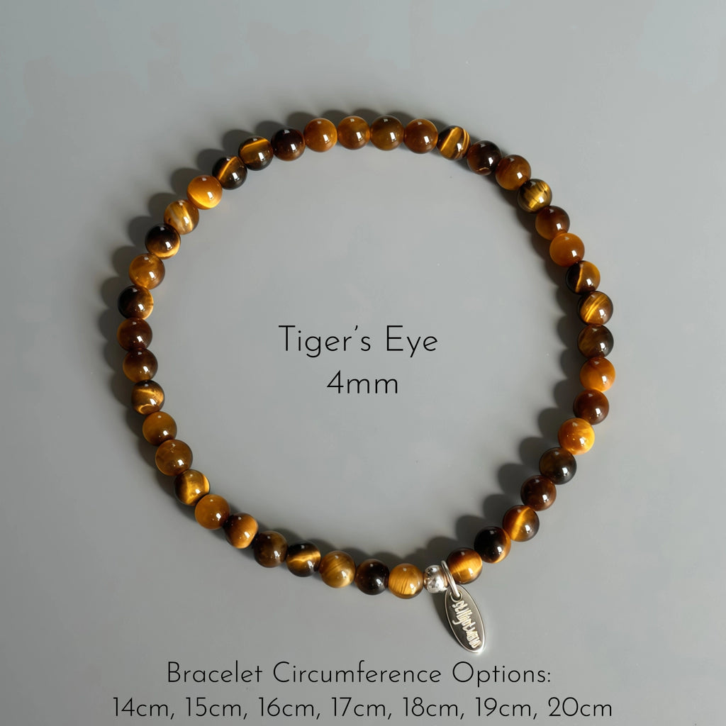 Multi‑Color Natural Stone Stretch Bracelet - Peace & Protection