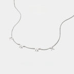 Sterling Silver 18K Gold Plated 26 Letter Custom Necklace Minimalist Versatile Personalized Name Choker