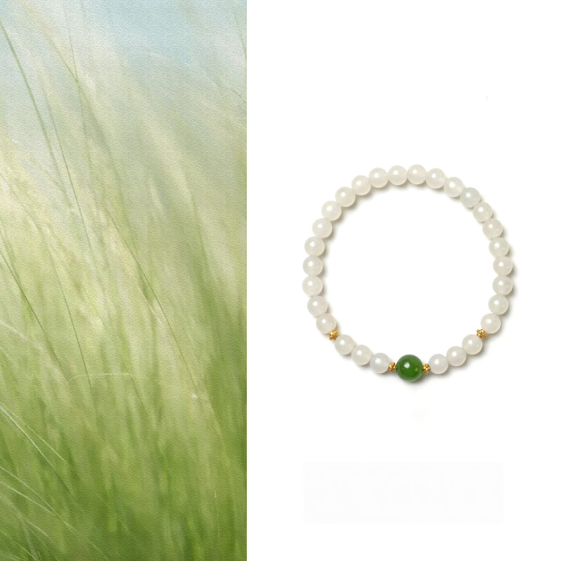 Natural Hetian Jade Bracelet - Warm Energy Natural Jade