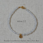 Collier en cristal naturel couronne vintage