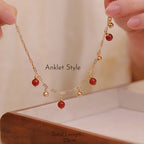 Collier en cristal naturel couronne vintage