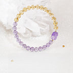 Bracelet en cristal naturel Énergie Or