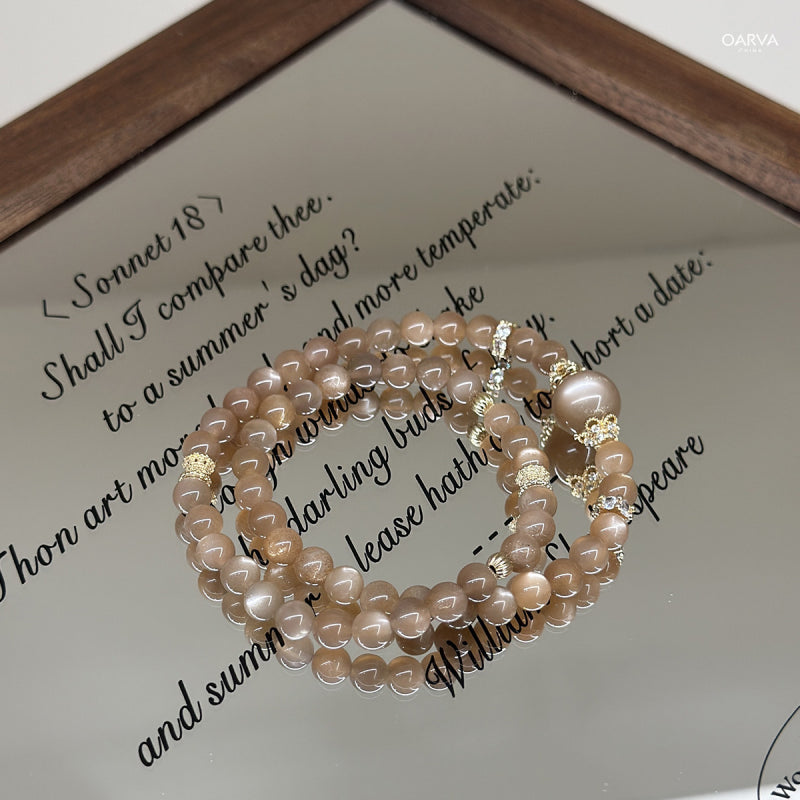 Natural Moonstone Bracelet - Confidence and Gentle Resilience