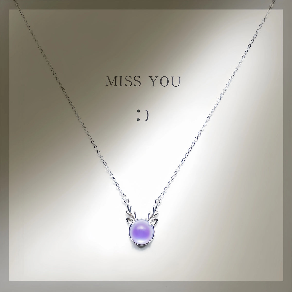 Pendentif Trèfle à quatre feuilles bleu en cristal naturel – Cadeau porte-bonheur pour elle / Maman