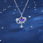 Day & Night Moon Star Necklace —echo each other / resonate with each other