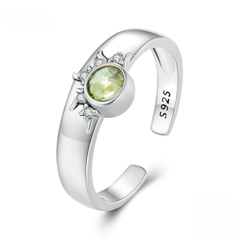 Bague en améthyste naturelle irrégulière – Calme l'esprit, approfondit l'intuition, attire la paix
