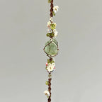 Handwoven Crystal Macrame Bracelet, 5 Styles Available, Natural Stone Energy Healing Bracelet for Women