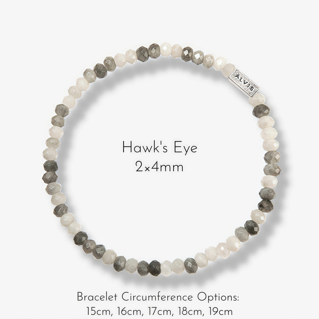 Multicolor Natural Gemstone Beaded Bracelet - Sharpen Insight Inspire Bravery