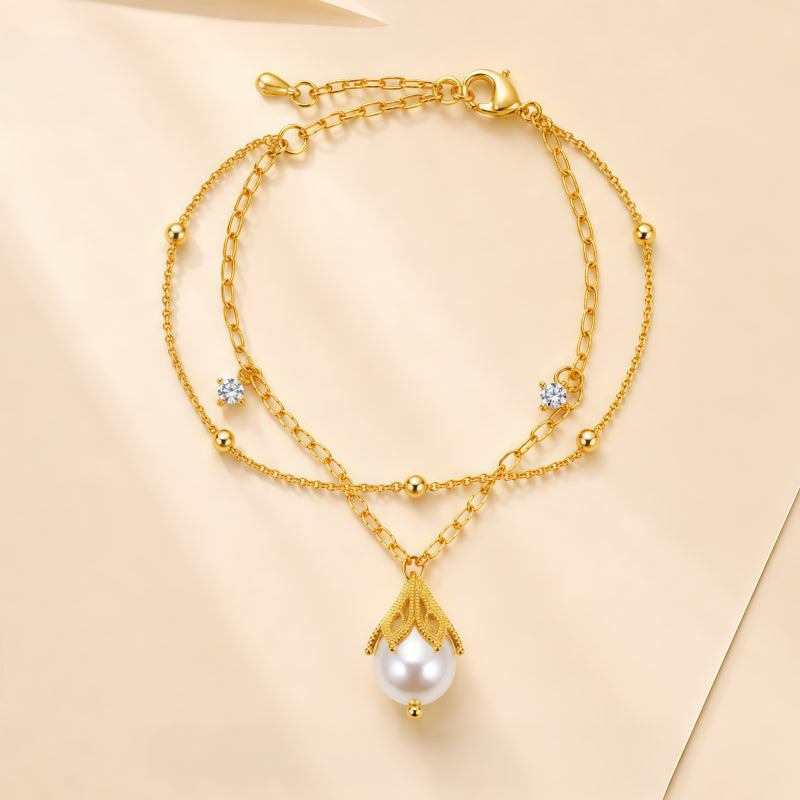 Collier Sakura en jade Hetian