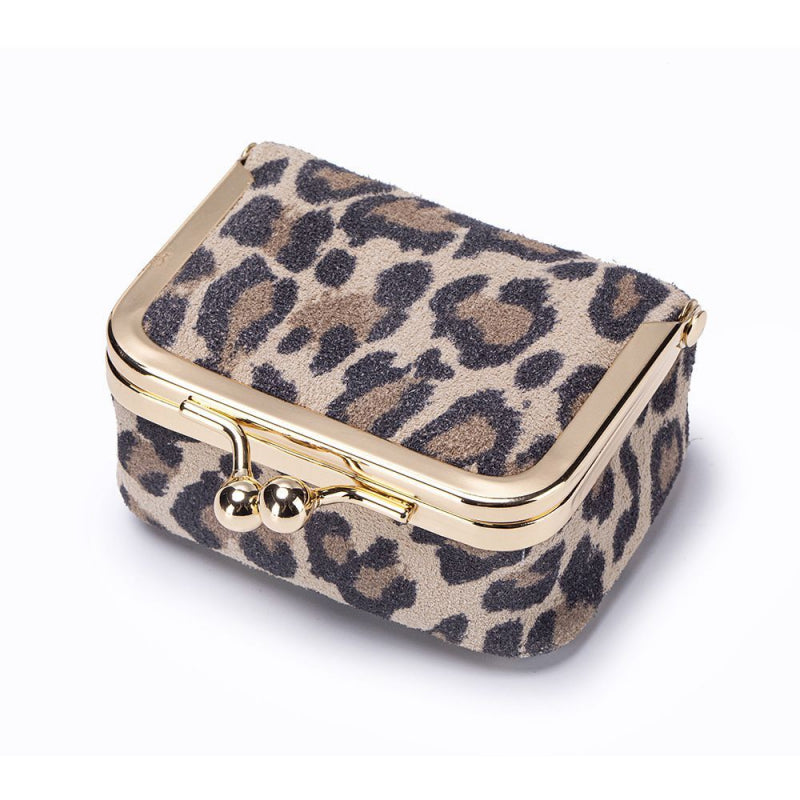 Mini Soft Leather Jewelry Container Box