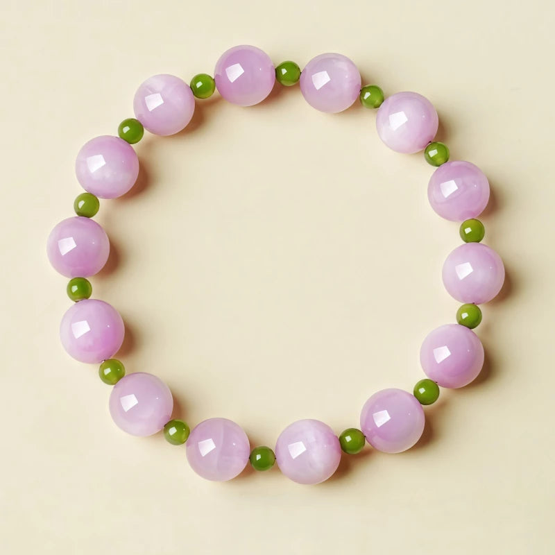 Bracelet en jade Hetian « Murmure printanier »