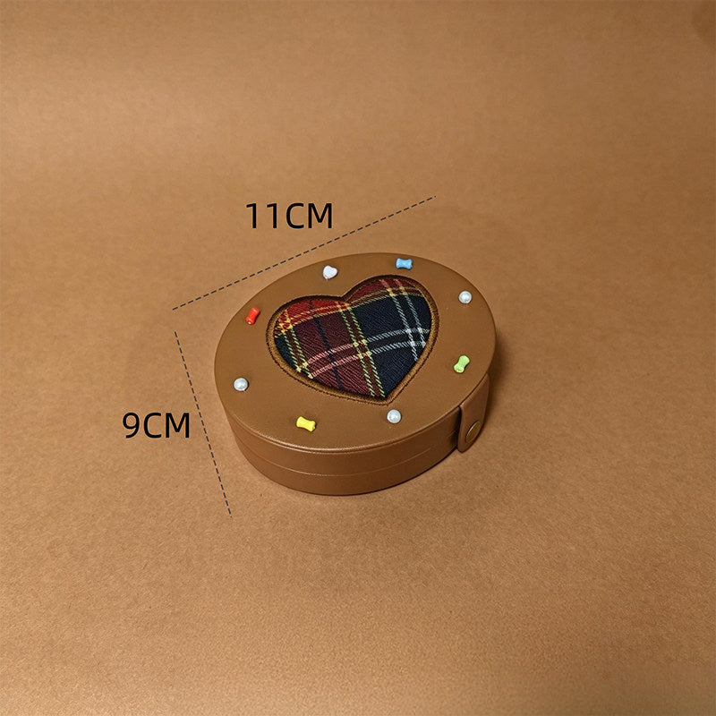 Cake‑Style Heart/Oval Jewelry Box