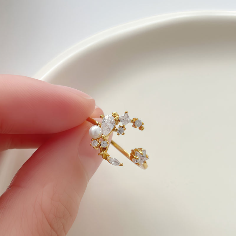 Bague en améthyste naturelle irrégulière – Calme l'esprit, approfondit l'intuition, attire la paix