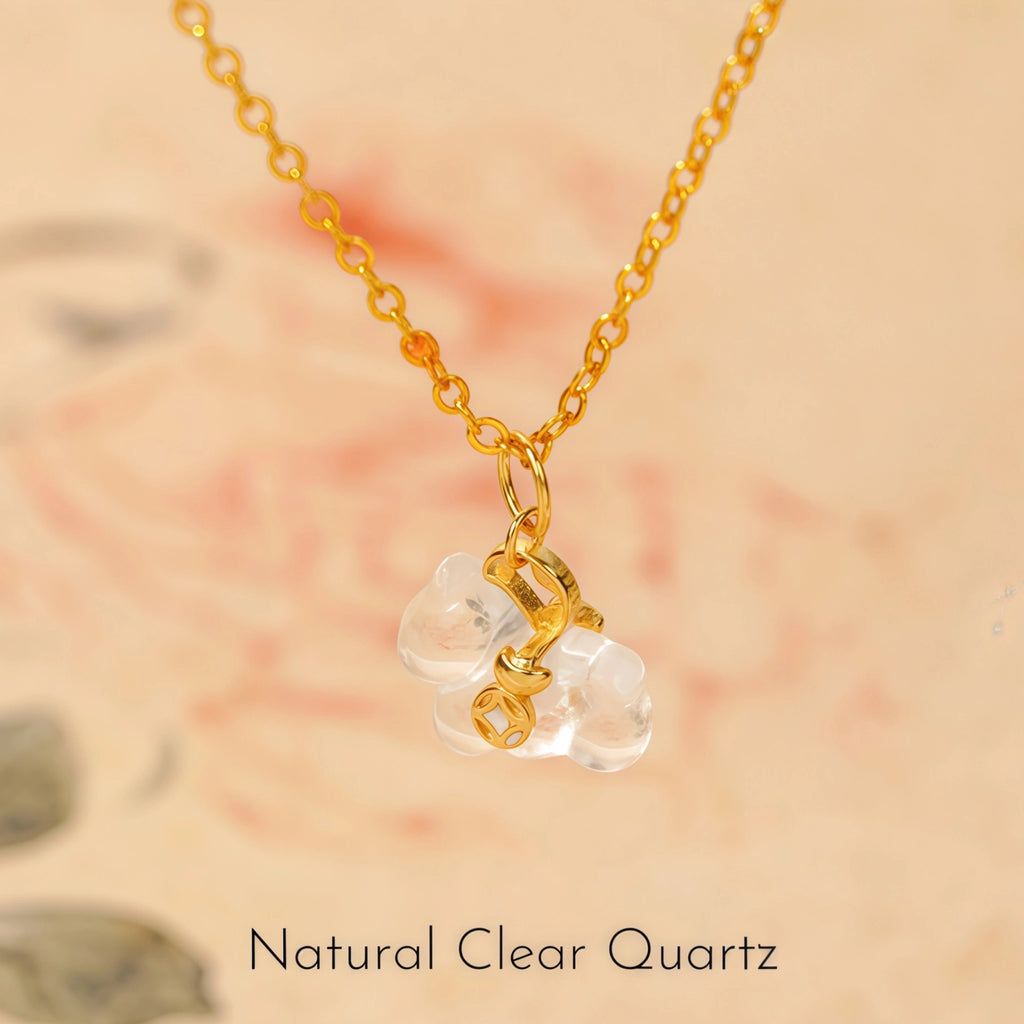Natural Hetian Jade Pony Pendant Necklace - Success & Peace