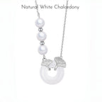 Romantic Ginkgo Leaf Ping An Kou Necklace - Togetherness & Eternity