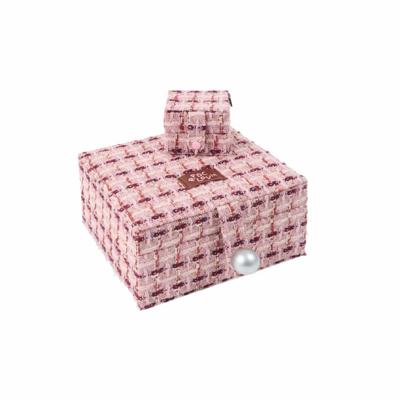 Cake‑Slice 3‑Tier Nested Jewelry Box