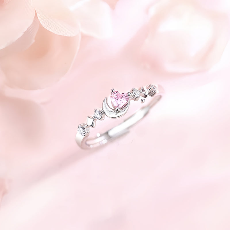 Wishing Star & Moon Ring – Carry a Piece of Night's Blessing