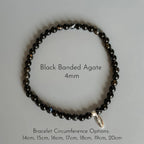 Multi‑Color Natural Stone Stretch Bracelet - Peace & Protection