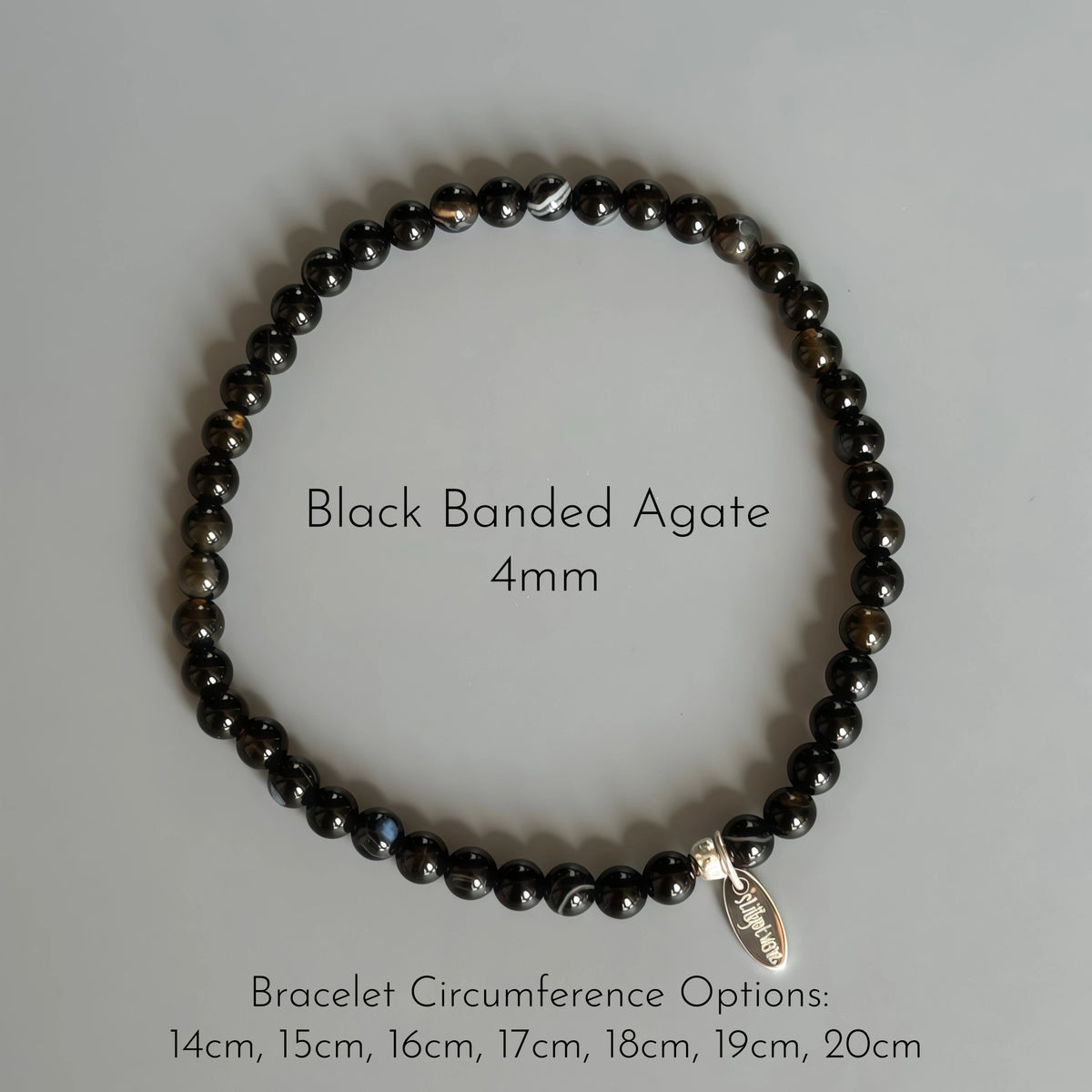 Multi‑Color Natural Stone Stretch Bracelet - Peace & Protection