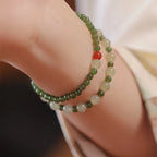 Collier en cristal naturel couronne vintage