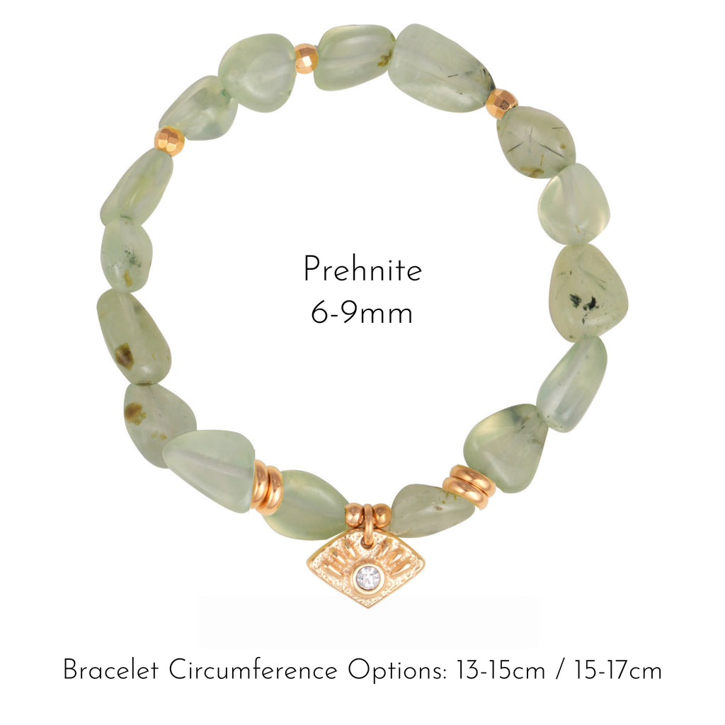 Original Niche-style Beaded Stretch Bracelet - Abundance, Peace and Self-acceptance
