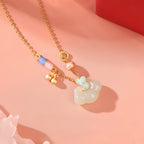 Collier à ajustement facile en quartz clair - Pureté intérieure et expression claire