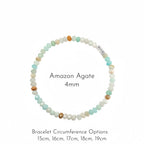 Natural Stone Stackable Bracelet - Balance Mood & Relax Daily Life