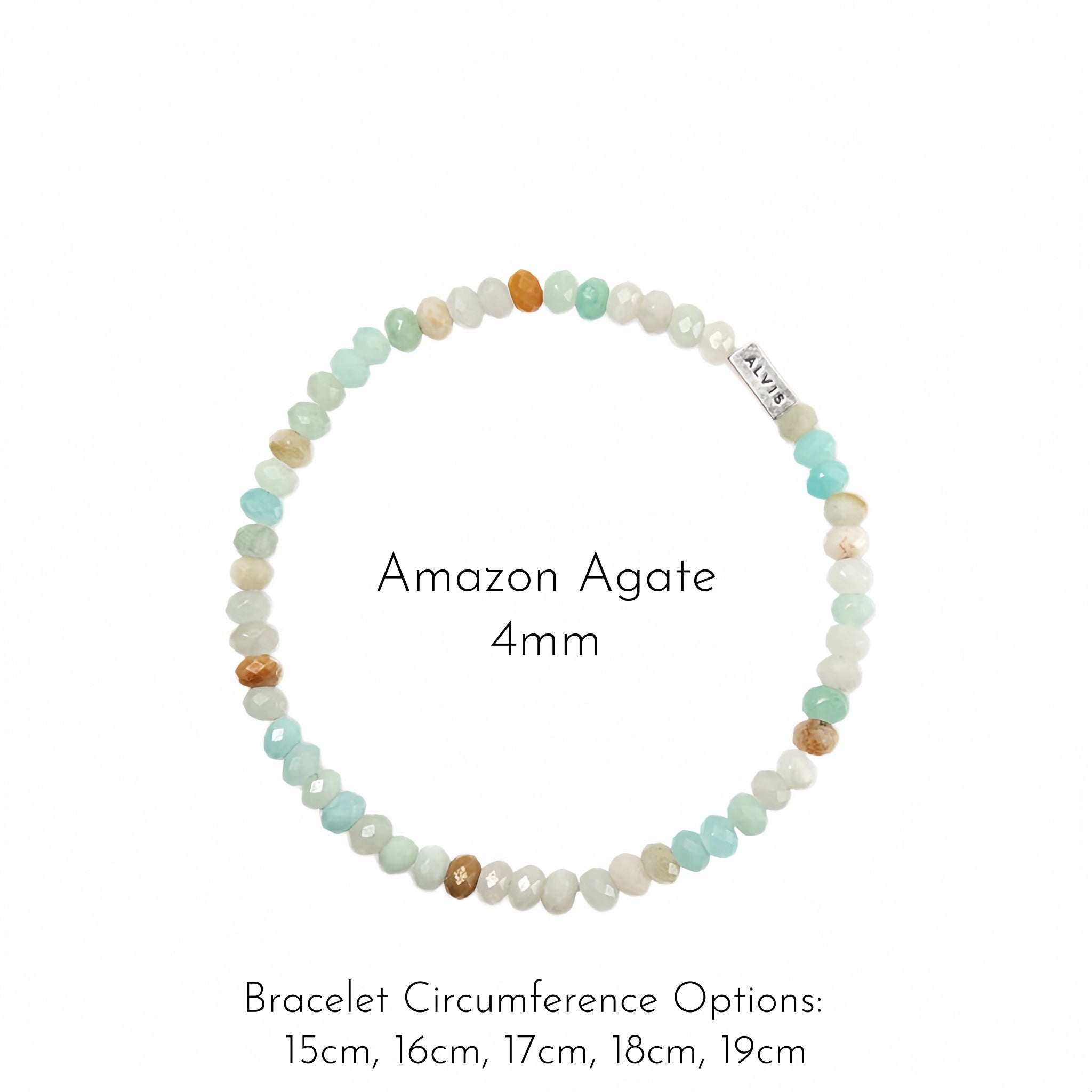 Natural Stone Stackable Bracelet - Balance Mood & Relax Daily Life