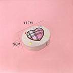 Cake‑Style Heart/Oval Jewelry Box