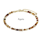 Mixed Agate & Mother‑of‑Pearl Bracelet - Protection & Vibrant Vitality