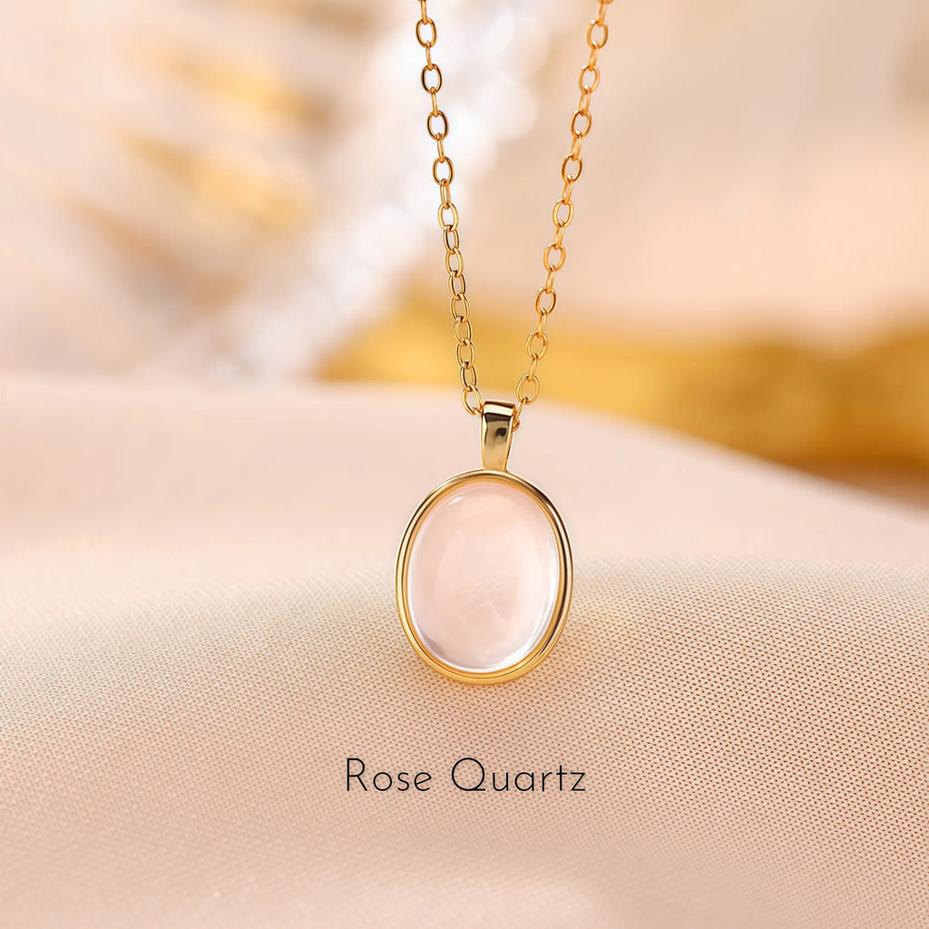 Collier à ajustement facile en quartz clair - Pureté intérieure et expression claire