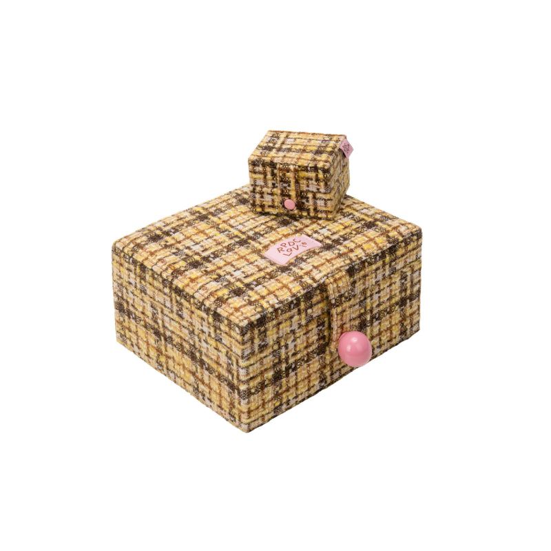 Cake‑Slice 3‑Tier Nested Jewelry Box