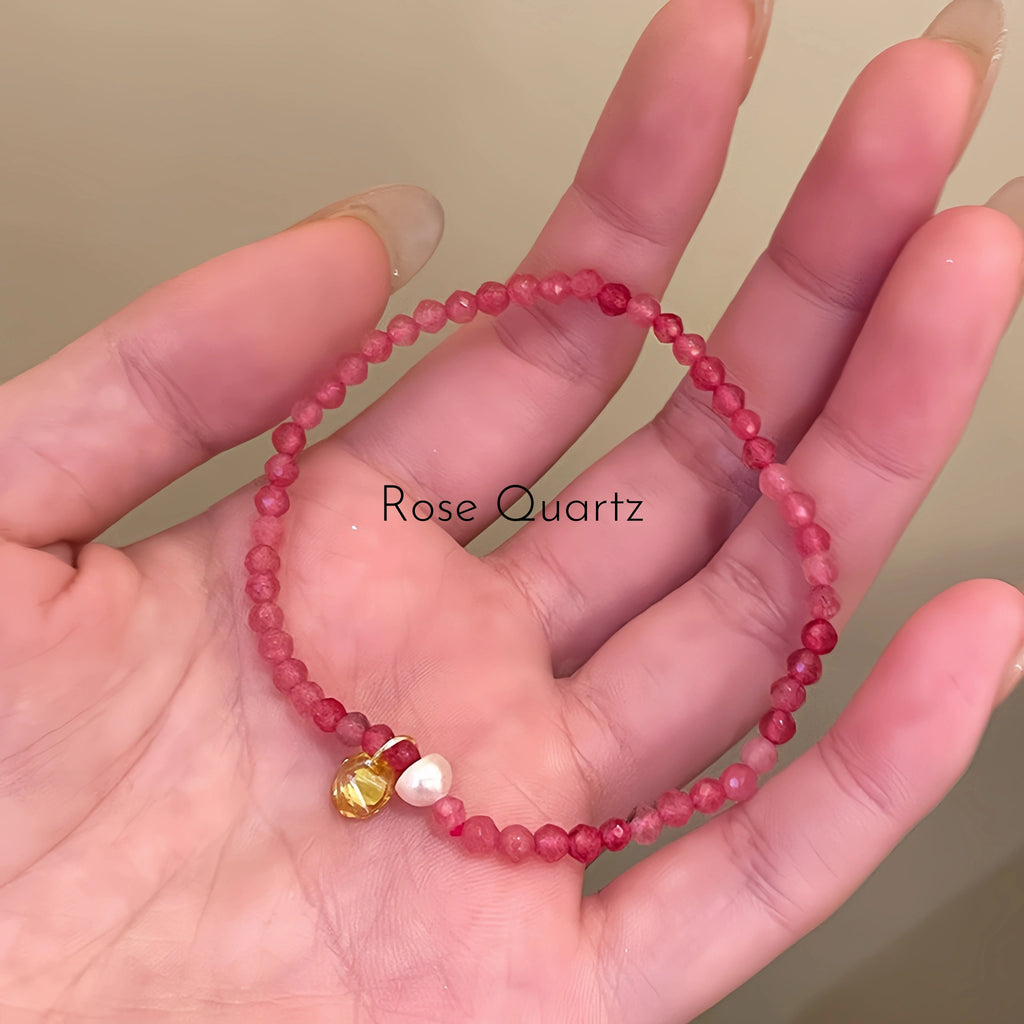 Collier en cristal naturel couronne vintage