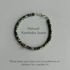 Wild‑Vibe Natural Stone Bracelet - Rootedness, Centering, Empowerment
