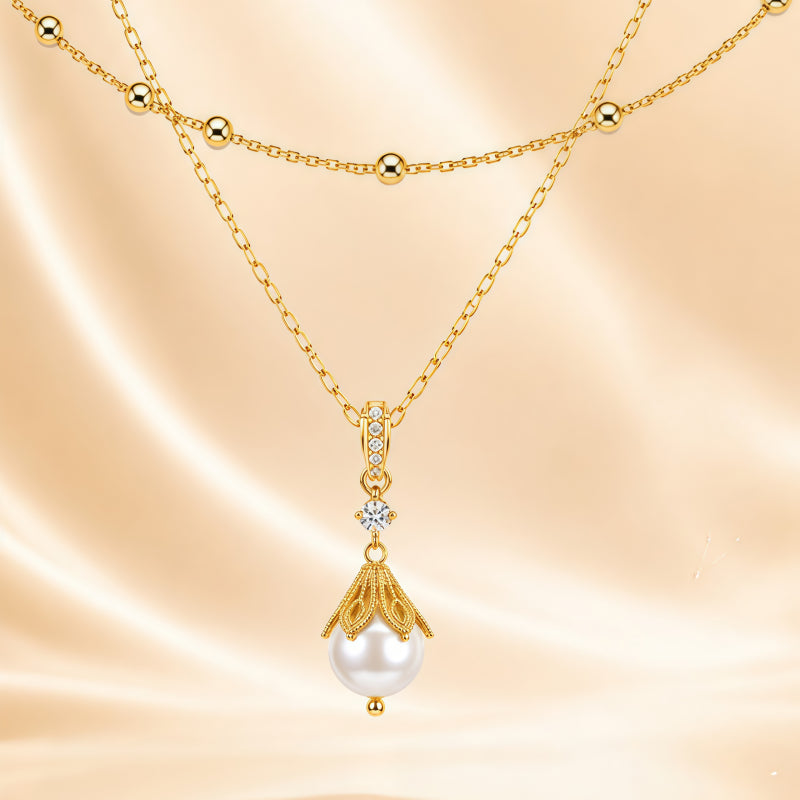 Collier Sakura en jade Hetian