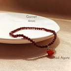 Collier en cristal naturel couronne vintage