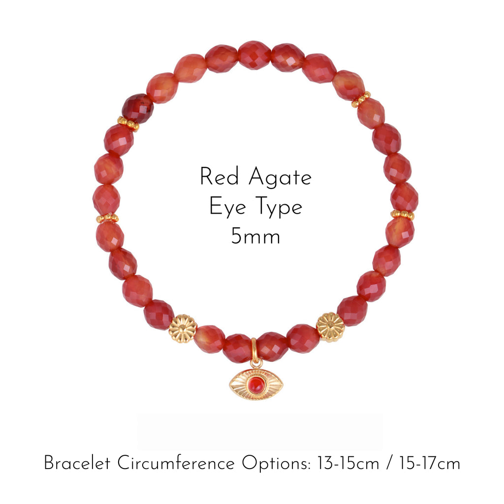Original Niche-style Beaded Stretch Bracelet - Abundance, Peace and Self-acceptance