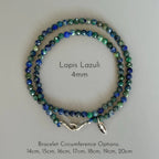 Minimalist Boho Gem Wrap Bracelet - Awaken Wisdom Calm Your Mind