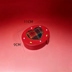 Cake‑Style Heart/Oval Jewelry Box