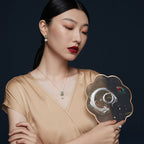 Collier Sakura en jade Hetian