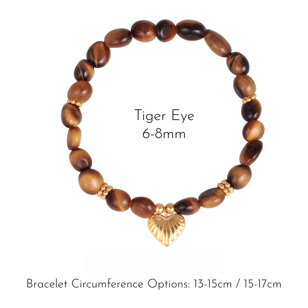 Original Niche-style Beaded Stretch Bracelet - Abundance, Peace and Self-acceptance