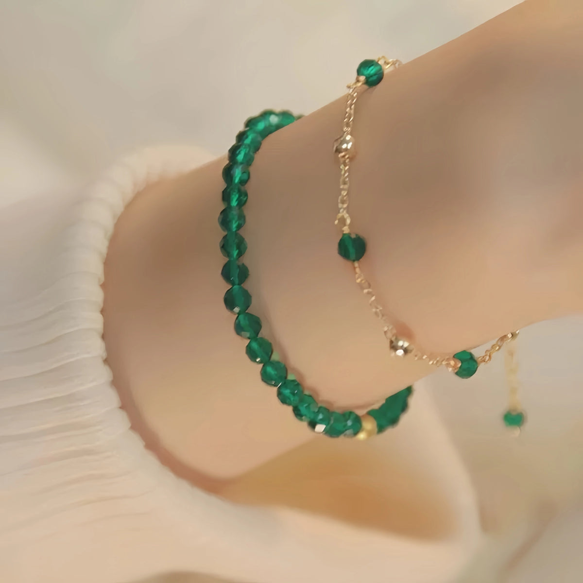 Collier en cristal naturel couronne vintage