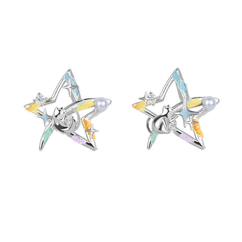 Boucles d'oreilles bouclier de veille