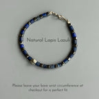 Wild‑Vibe Natural Stone Bracelet - Rootedness, Centering, Empowerment