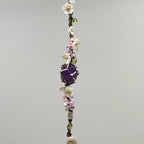 Handwoven Crystal Macrame Bracelet, 5 Styles Available, Natural Stone Energy Healing Bracelet for Women
