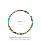 Natural Stone Stackable Bracelet - Balance Mood & Relax Daily Life