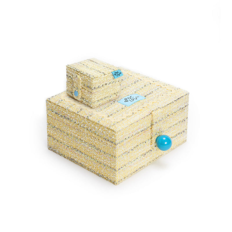 Cake‑Slice 3‑Tier Nested Jewelry Box