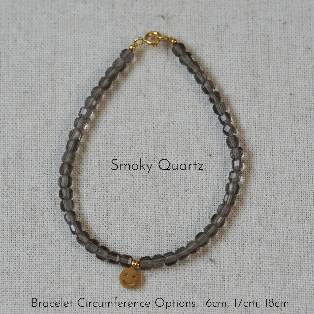 Collier en cristal naturel couronne vintage
