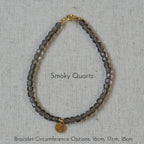 Collier en cristal naturel couronne vintage
